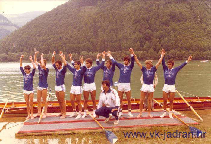Osmerac juniora u Jajcu 1979 na prvenstvu Jugoslavije